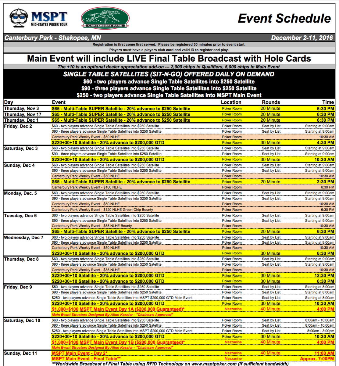 Mspt Poker Tour Chilipoker Deepstack