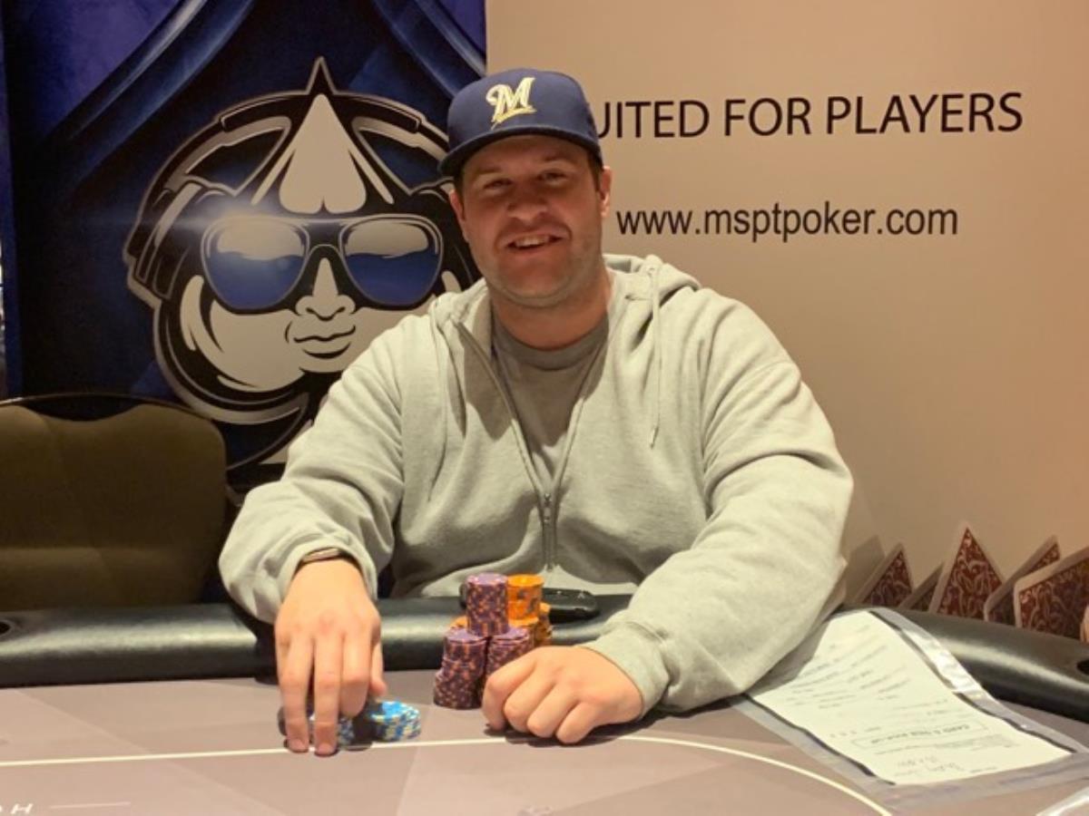 MSPT - Bradley Jansen Leads As 27 Bag Day 1B Of The MSPT Milwaukee Poker  Open!